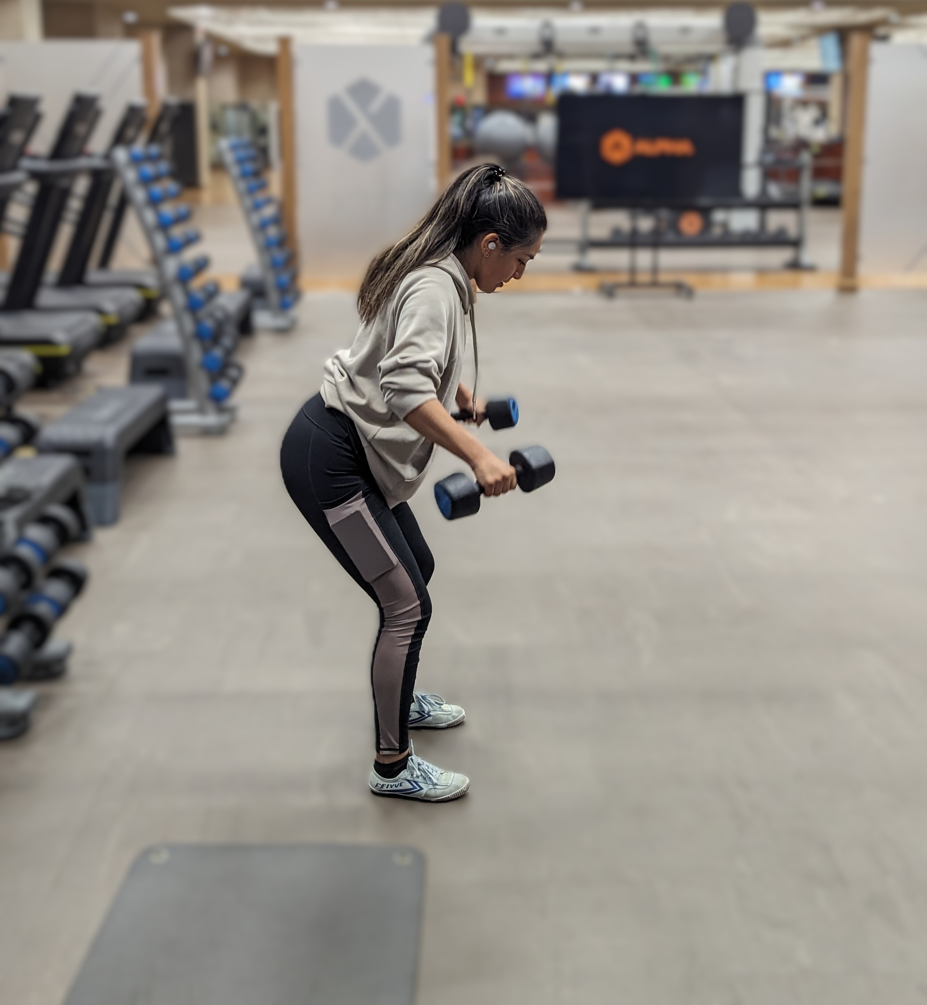 Kettlebell coaching session
